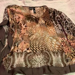 Sheer animal print by Chico’s